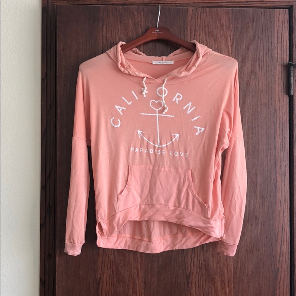 FOUR GIRLS California hooded long sleeve shirt